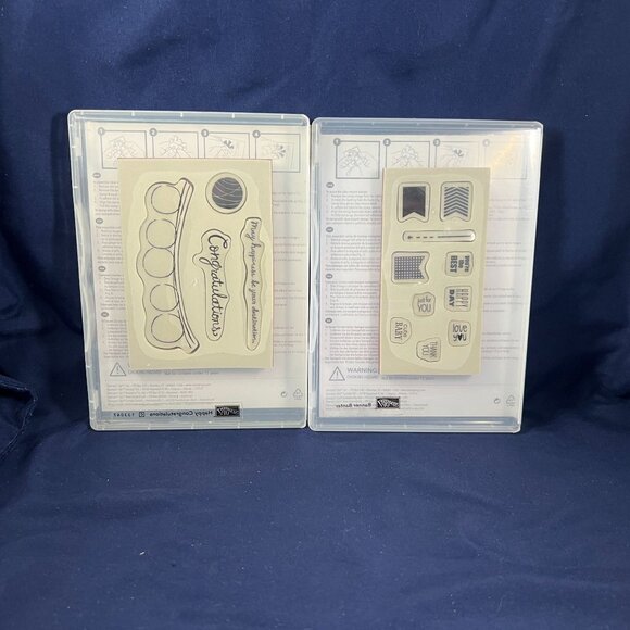 Stampin Up! Rubber Stamp Sets Lot Of 10 Sale-A-Bration Themes Crafting & Cardmak - Picture 13 of 13